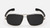 Lunettes de soleil polarisées carrées en métal pour hommes