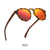 Gafas de sol redondas polarizadas de bambú - Eco-Friendly Chic