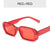 Lunettes de soleil tendance colorées pour femme – Petite monture rétro aux couleurs acidulées