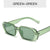 Lunettes de soleil tendance colorées pour femme – Petite monture rétro aux couleurs acidulées