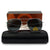 Gafas de sol polarizadas cuadradas con lentes de vidrio - Estilo unisex