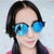 Retro Men's Sunglasses with Mi Nail Detail