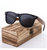 Polarized Comfort in Wooden Sunglasses for Men
