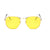 Lunettes de soleil océan transparentes - Style de rue rétro
