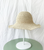 Chapeau de protection solaire élégant pour femme – Chapeau de paille pliable pour une sortie d'été fraîche