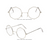Trendy Octagon Sunglasses - Geometric Chic