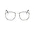 Lunettes de soleil océan transparentes - Style de rue rétro