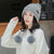 Costume écharpe polyvalent – Restez au chaud avec un bonnet tricoté pour femme.