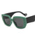 Retro Polygon Sunglasses with Personality and Contrast