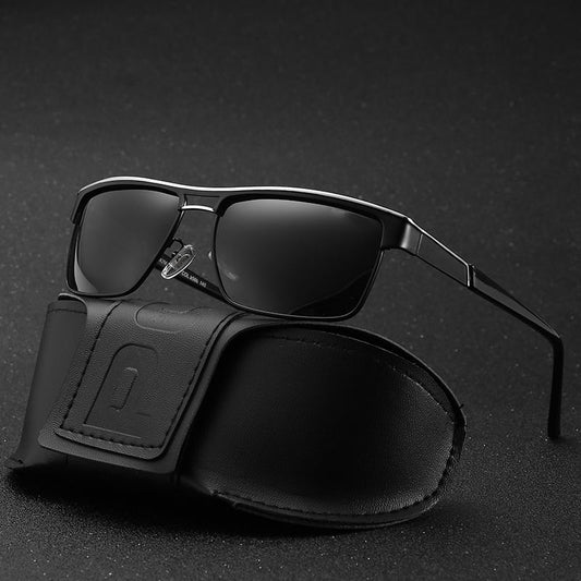 Metal Frame Polarized Sunglasses with Resin Lens - Universal Style