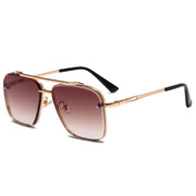 Vintage Charm in Metal Sunglasses