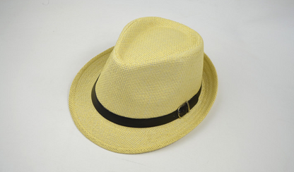 Sombreros de paja casuales y modernos para hombres y mujeres, perfectos para viajes de verano al aire libre