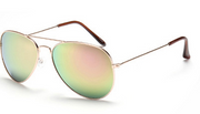 Lunettes de soleil aviateur couleur gelée tendance