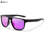 Gafas de sol con montura de resina resistente y protección UV400: varios colores de lentes disponibles