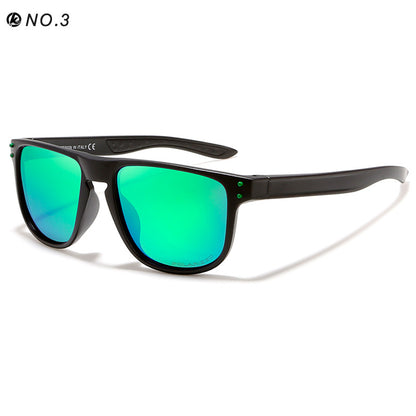 Strong Resin Frame Sunglasses with UV400 Protection - Various Lens Colors Available