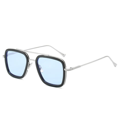 Fashionable Men's Metal Frame Sunglasses - UV400 Protection