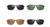 Lunettes de soleil polarisées à la mode pour hommes avec lentille TAC et monture TR90 - Protection UV400