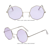 Trendy Octagon Sunglasses - Geometric Chic