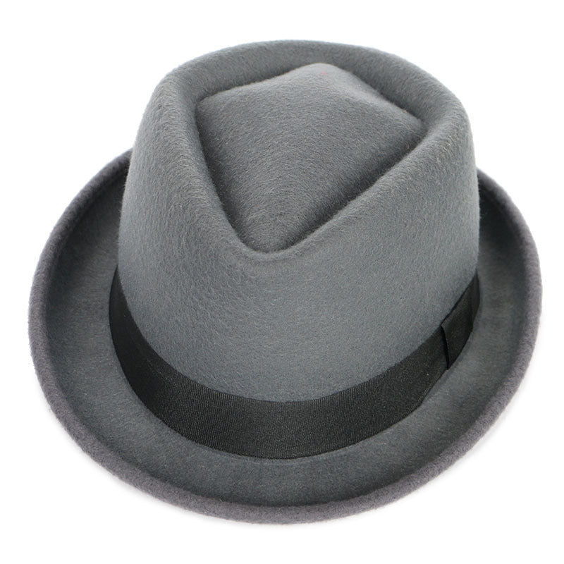 Stylish Panama Jazz Hat for Men in Autumn and Winter