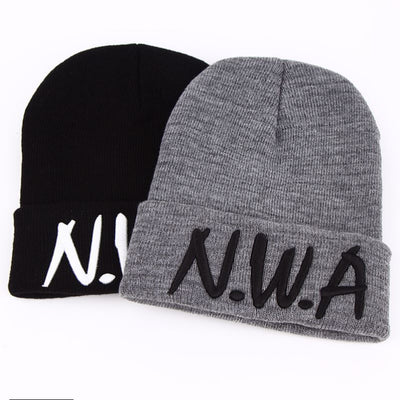 Bonnets Skullies d'hiver tricotés Gangsta NWA pour un look élégant