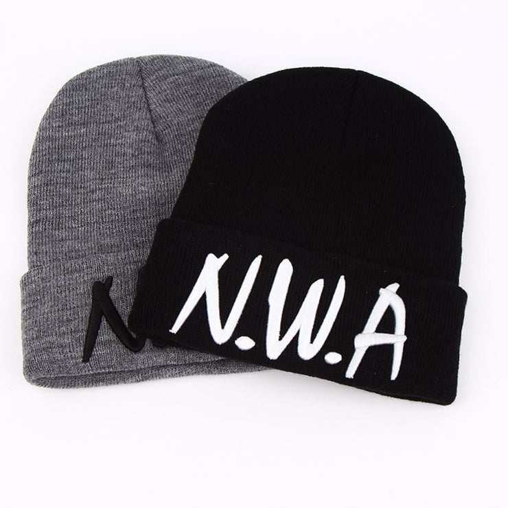 Bonnets Skullies d'hiver tricotés Gangsta NWA pour un look élégant