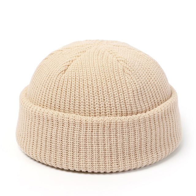 Retro Winter Knitted Hats - Skullcap Style for Women, Beanie for Men