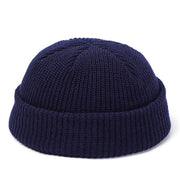 Gorros de punto de invierno retro: estilo casquete para mujer, gorro para hombre