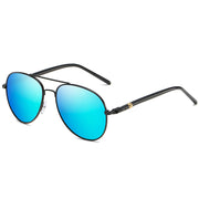 Stylish Metal Polarized Sunglasses with Color Film for Men