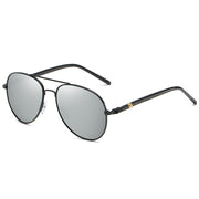 Stylish Metal Polarized Sunglasses with Color Film for Men