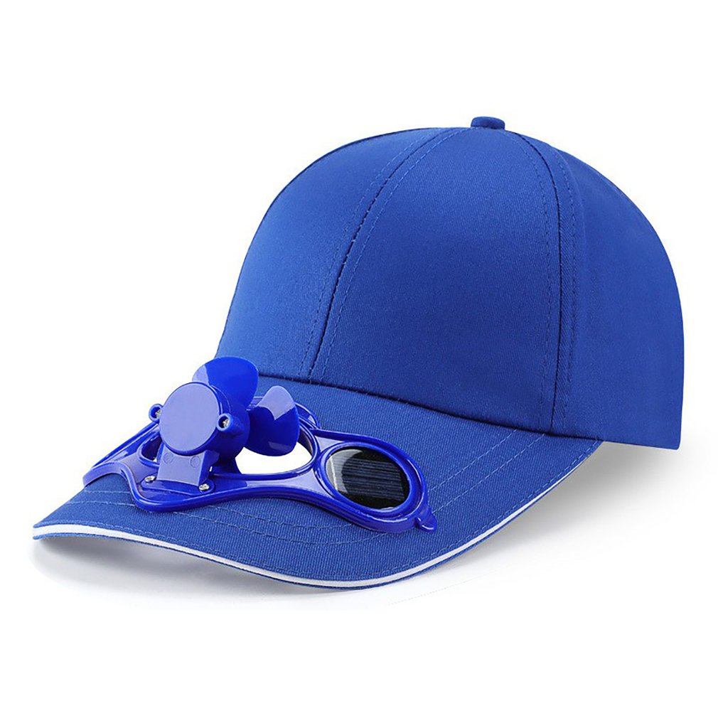 Manténgase fresco con un sombrero para fanáticos que funciona con energía solar: perfecto para deportes al aire libre en verano