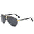 Vintage Universal Style Sunglasses with PC Lens and Metal Frame - UV400 Protection