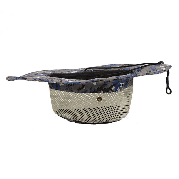 Digital Camouflage Outdoor Hat - Stylish Fisherman Hat with Big Brim for Fishing and Mountaineering