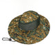 Sombrero de camuflaje digital para exteriores, elegante sombrero de pescador con ala grande para pesca y montañismo