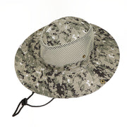 Digital Camouflage Outdoor Hat - Stylish Fisherman Hat with Big Brim for Fishing and Mountaineering