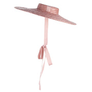 Elegante sombrero de paja negro de ala ancha: sombrero de verano de moda para mujer con cinta y correa para la barbilla