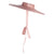 Elegante sombrero de paja negro de ala ancha: sombrero de verano de moda para mujer con cinta y correa para la barbilla