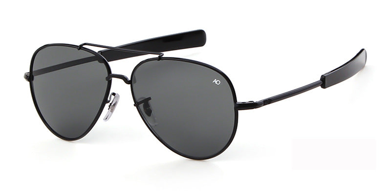 Stylish Oval Sunglasses for Men - Metal Frame