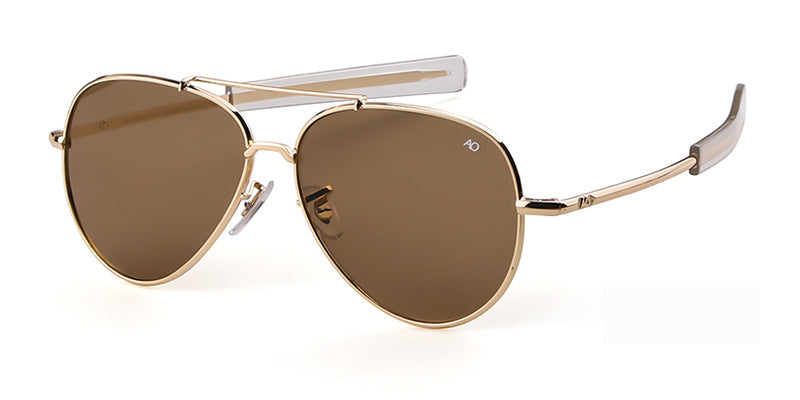 Stylish Oval Sunglasses for Men - Metal Frame