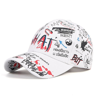 Gorra de béisbol Hip Hop Tide Graffiti - Elegantes gorras de viaje de verano para hombres y mujeres