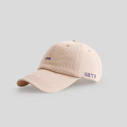 Gorra de béisbol elegante con bordado de letras