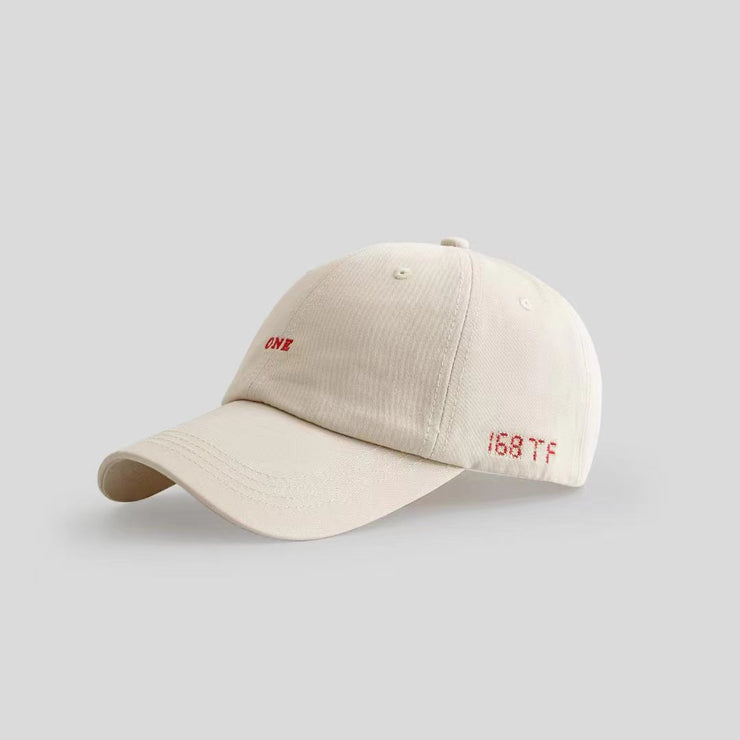 Gorra de béisbol elegante con bordado de letras