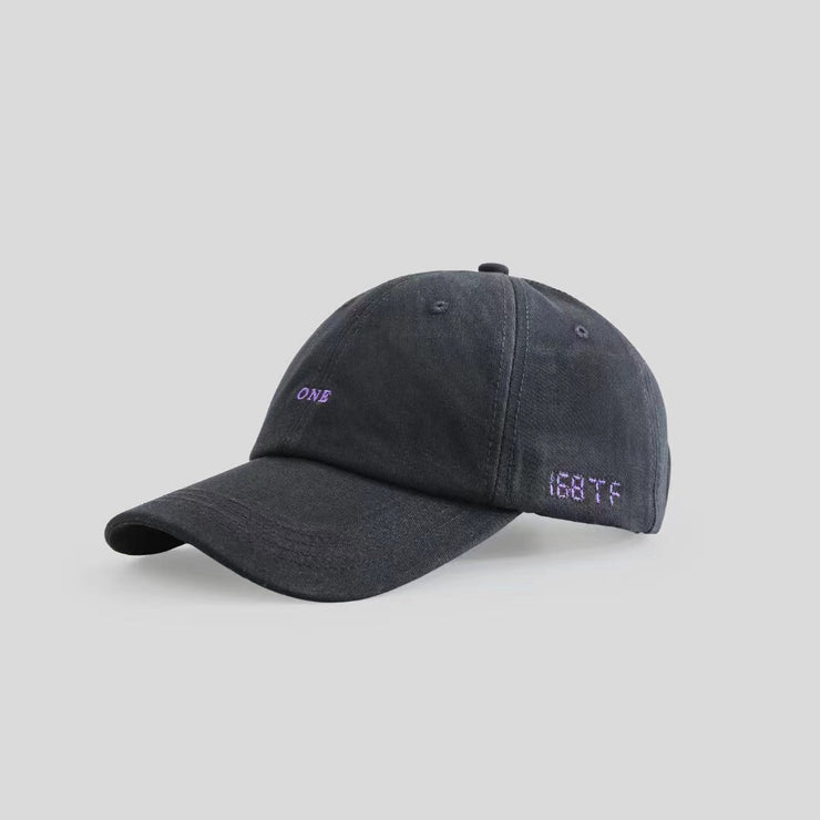 Gorra de béisbol elegante con bordado de letras