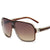 Lunettes de soleil noires rétro - Style unisexe pour hommes et femmes