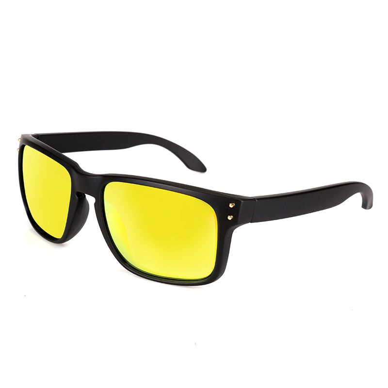 Nuevas y elegantes gafas de sol deportivas de plástico para hombres