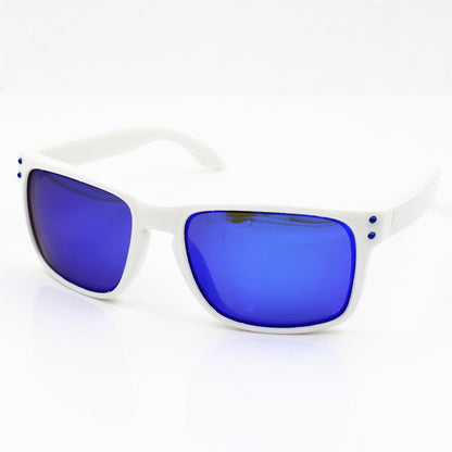 Nuevas y elegantes gafas de sol deportivas de plástico para hombres