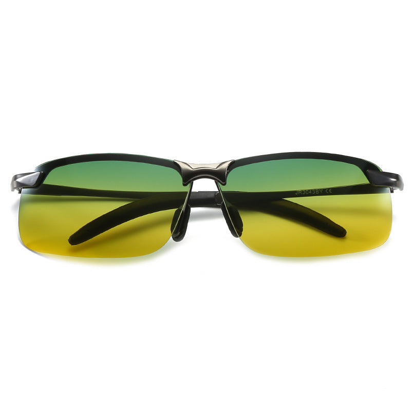 Square Custom Myopia Driver Sunglasses - Goggle-inspired Style