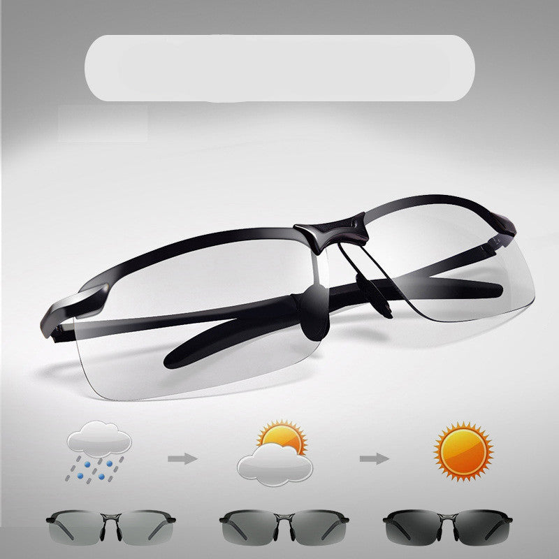 Square Custom Myopia Driver Sunglasses - Goggle-inspired Style