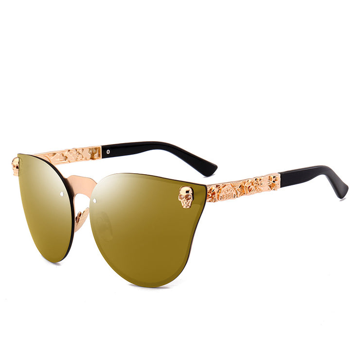 Lunettes de soleil dgy Metal Skull pour un look audacieux