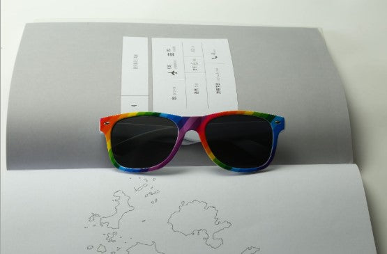 Vibrant Rainbow Sunglasses - Colorful Style