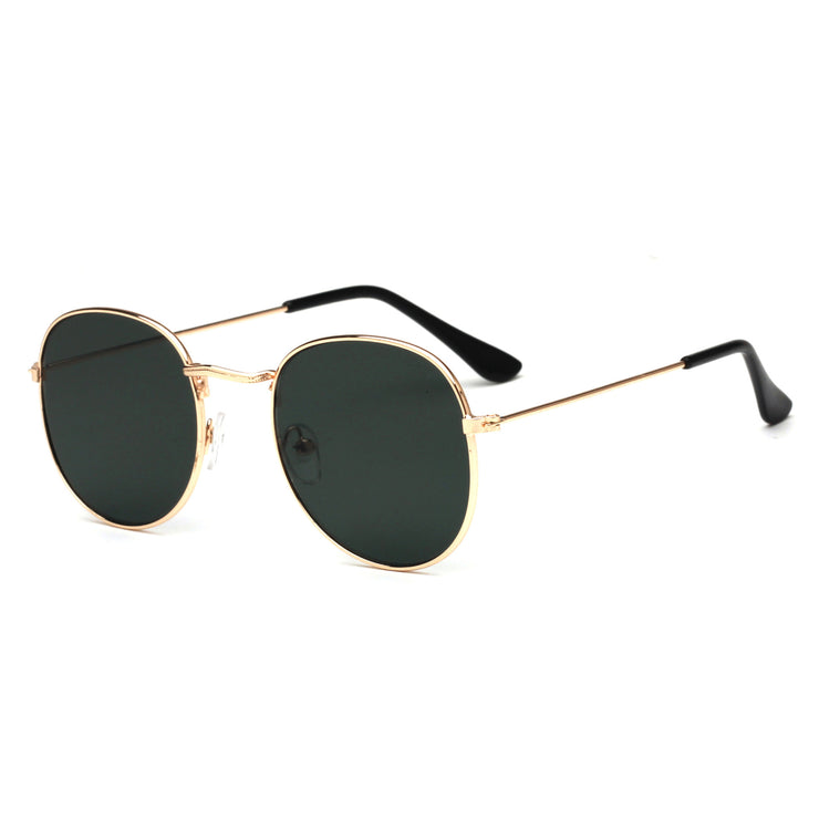 Lunettes de soleil métalliques tendance 